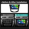 For Nissan Qashqai J11 Nissan X trail T32 2014 2015 2016 2017 Car Multimedia Audio Player Smart System GPS Navi QLED IPS Screen