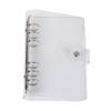 Transparent Color Plastic Clip File FolderA4/A5/A6/Notebook Loose Leaf Ring Binder Planner Agenda School Office Supplies