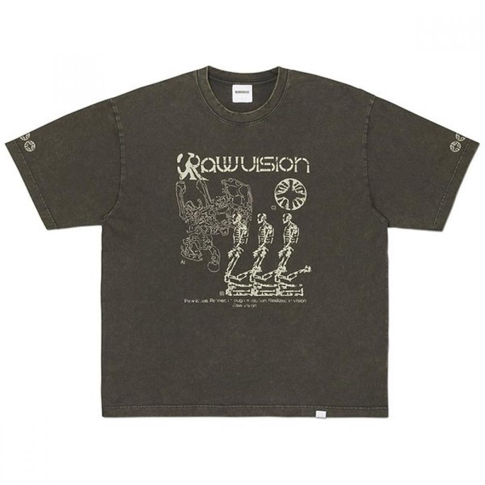 S.i Washed T shirT   Washed Charcoal M