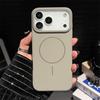Luxury Solid Colors Magnetic Phone Case For iPhone Air 12 13 14 15 16 17 Pro Max Wireless Charging Shockproof Protective Hard Cover