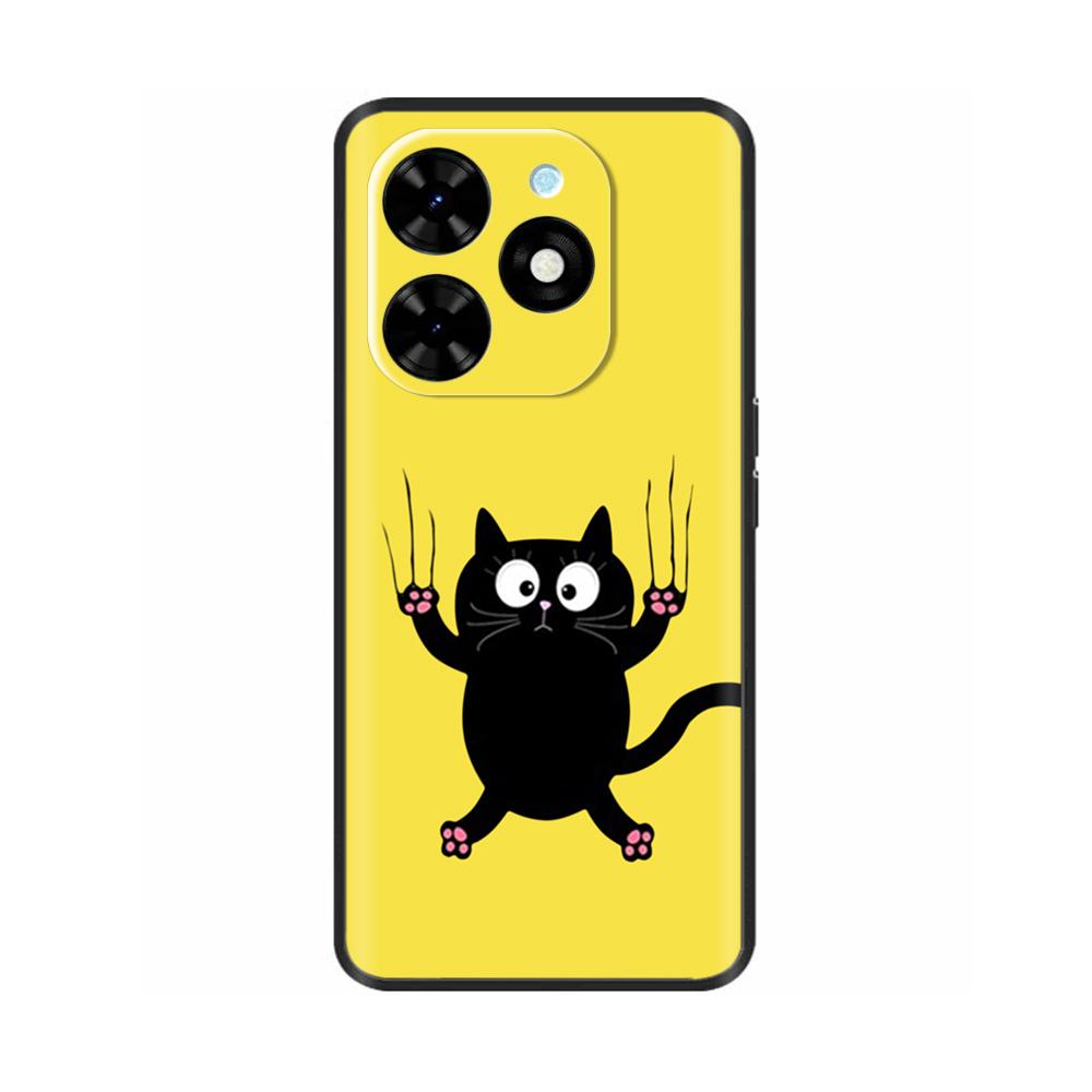 For Tecno Spark 20 Pro Case Soft Black Silicone Phone Case For Tecno Spark 20C Coque Spark20 Spark 20 Pro Bumper Cover Fundas