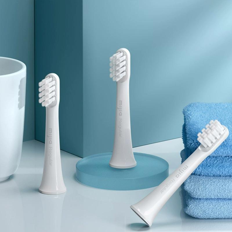 Têtes de rechange pour brosse à dents électrique sonique Xiaomi T100 - Poils souples (3 paquet)