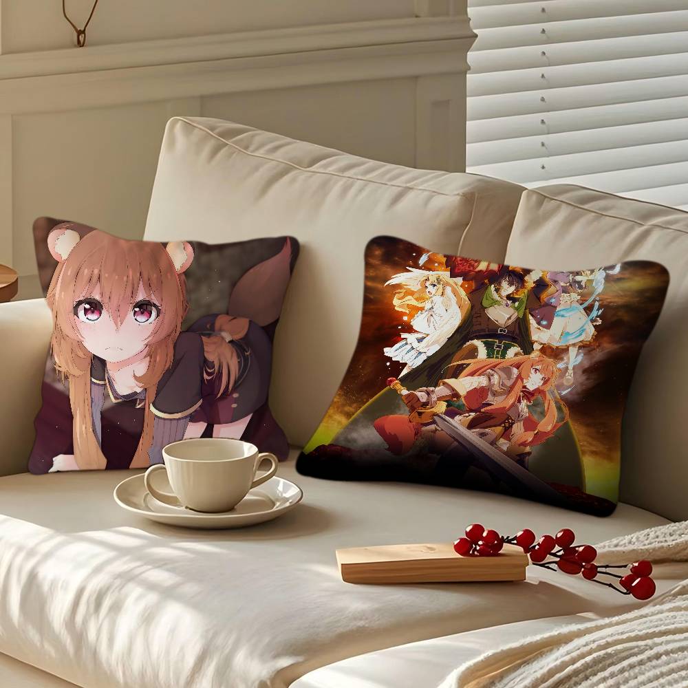 The Rising Of The Shield Hero Pillow Cover Design Cushion Cover Decor Holiday Decorati