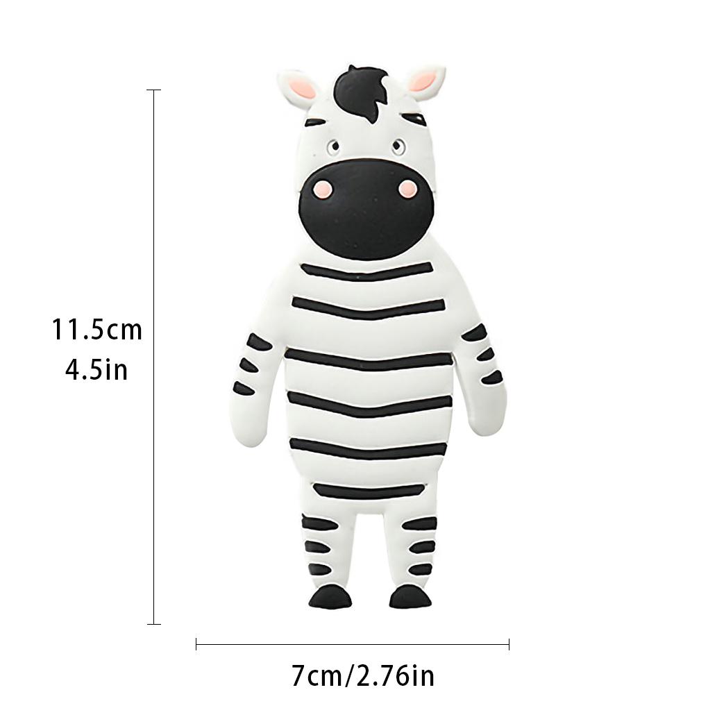 Cartoon Tier Selbstklebehaken Abnehmbar Waschbar Schmuck Schlüssel Halter Regal Kühlschrankaufkleber Typ 3