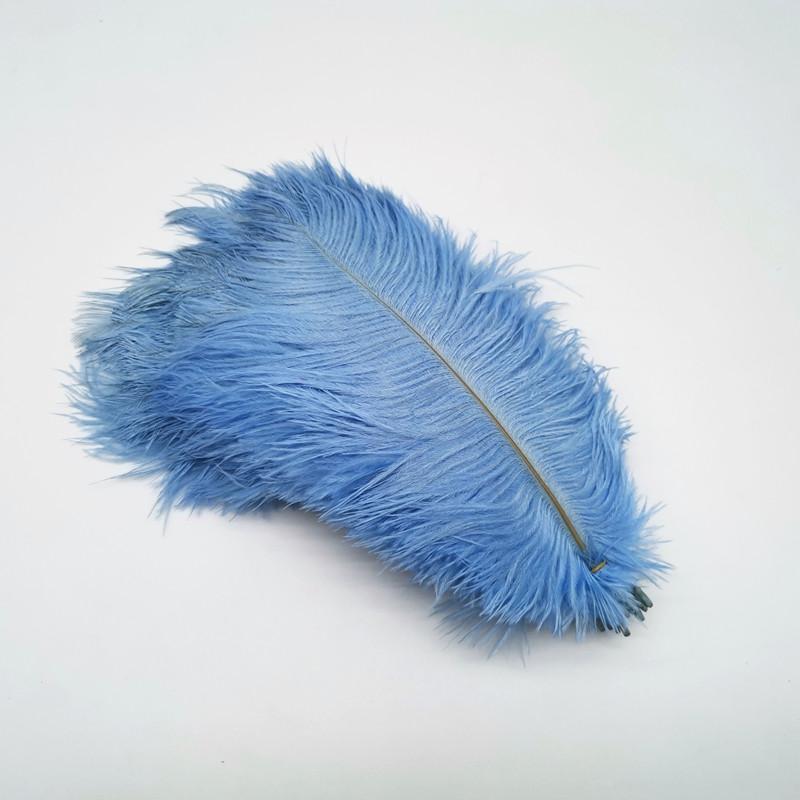 10Pcs Natural Dyed Fluffy Soft Ostrich Feather For Craft Diy Needlework Feathers Jewelry Making Dress Wedding Decoration 25-30Cm