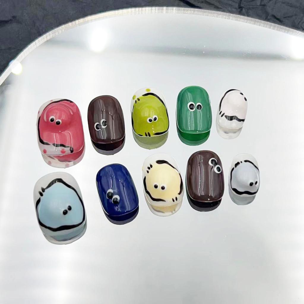 

Ногти Искусственные Дофаминовый Стиль Маникюр Накладные Ногти Многоразовые и Съемные L