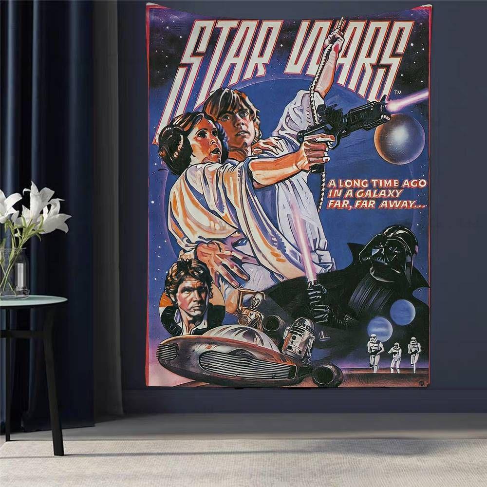 Star Wars Retro Poster Tapestry 75x100