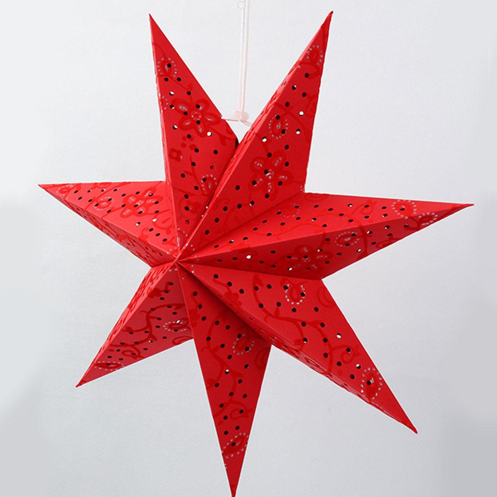 2Pcs Illuminated LED Paper Lampshade 3D Folding Style Festival Lampshade Multi-Purpose Hanging Pendant Lampshade for Home Decor