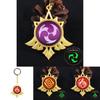 Stunning Eye Of God Luminous Game Peripheral Keychain Featuring Elegant Engraving