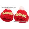 Children's Cute Mini Knitted Christmas Hat Hair Clip – Holiday Gift