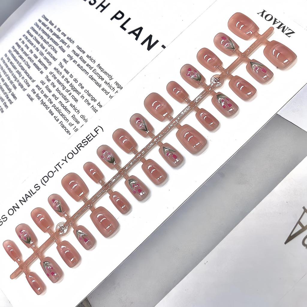 Cartoon Multi-Pattern High-Quality Wearable Nail Tips for Professional & Commute Style Manicure