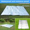 1 Peça Tapete de Camping Extra Grande para Todas as Estações, Portátil para Exterior, Piquenique e Almofada para Tenda, Camping, Praia, Piquenique, Isolamento, Lona de Chão