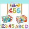 Wooden Puzzle Blocks With Letters And Animals For Early Learning Kids Gift