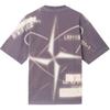STONE ISLAND Letter Pattern Printed Short Sleeve T-Shirt Men Tops Purple K1S152100016S0088-V0029