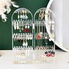 Creative Earring Display Stand Acrylic Screen Partition Jewelry Rack Accessory Display Storage Rack for Ear Decorations