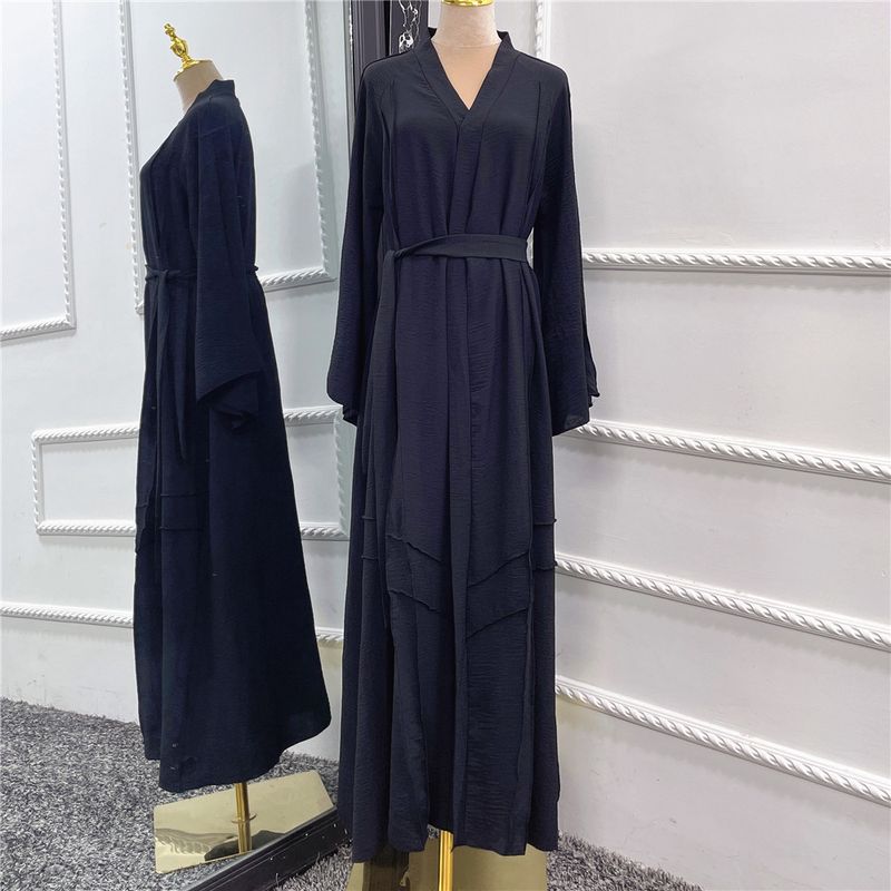 New New Arrival Ethnic Style Women's Clothing Pure Color Long Cardigan Shoelace Dress Summer Ethnic Dress