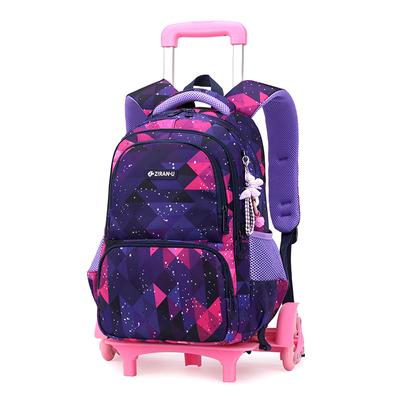 School Rolling Student Backpack 6 Wheels ZRY5147