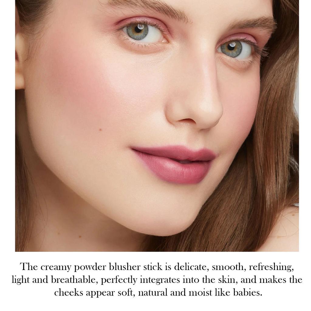 EELHOE Blush Stick Lightweight Natural Nude Makeup Contour Highlight Multi Function Makeup Stick