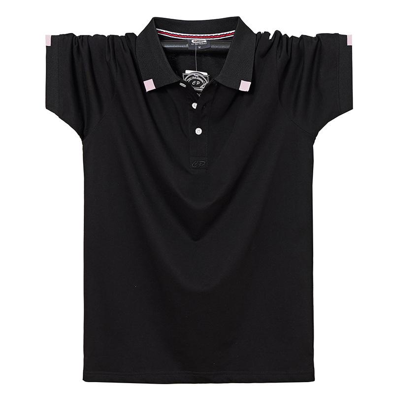 Übergröße Polo-T-Shirt für Herren, Kurzarm, Umlegekragen, Ideal für Mittelalte und Junge, Extra Große Größen verfügbar.