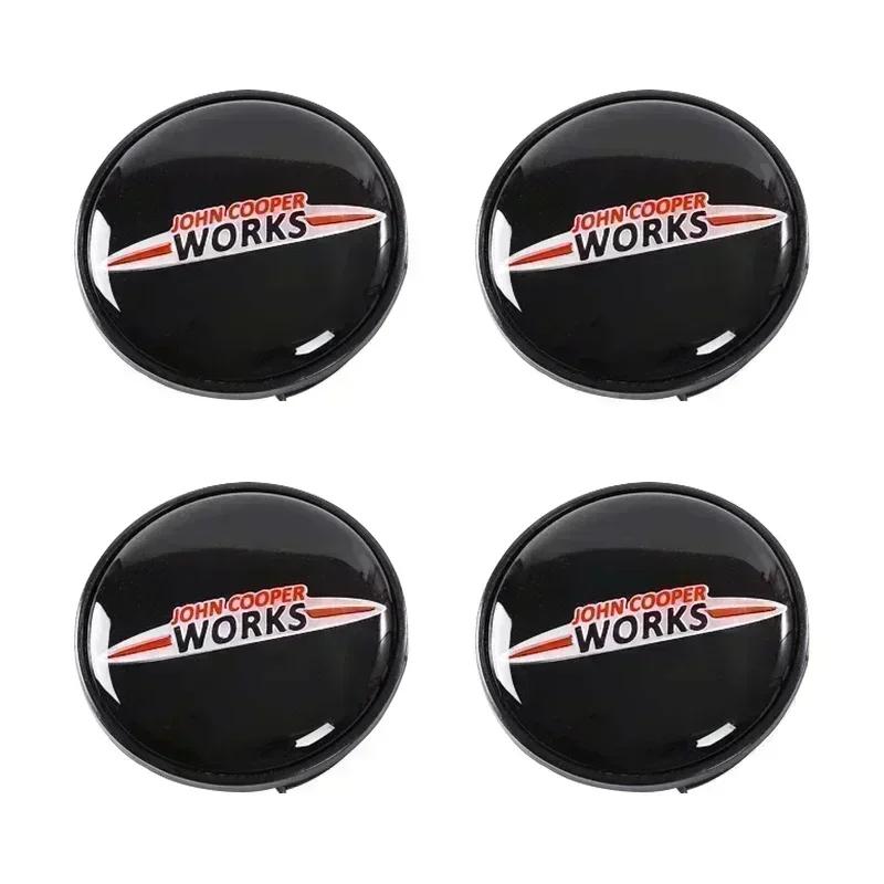 4pcs 54mm 56mm Car Rim Cover Wheel Hub Center Caps Badge Emblem for BMW Mini Cooper F54 F55 F56 F57 F60 R56 R57 R58 R59 JCW One