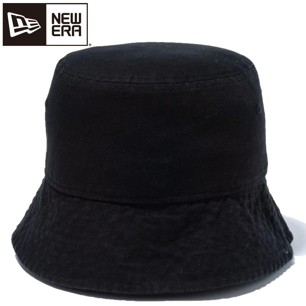 New Era Bucket Bucket Sailor Black Hat, 01, Brim,