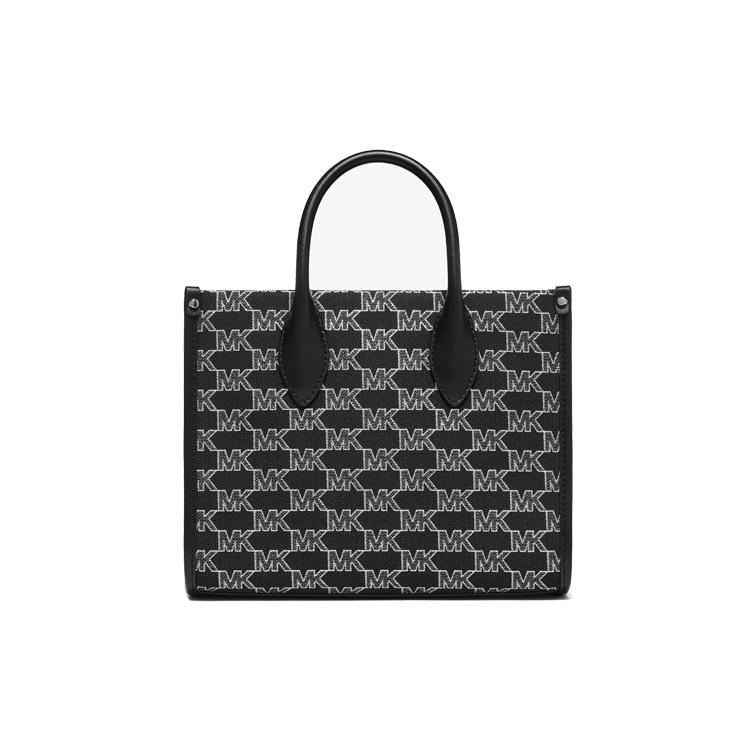 New MICHAEL KORS Mirella Artificial Leather Crossbody Bag, Handbag Trumpets Women's Black/Silver 35F2S7ZC5I-987