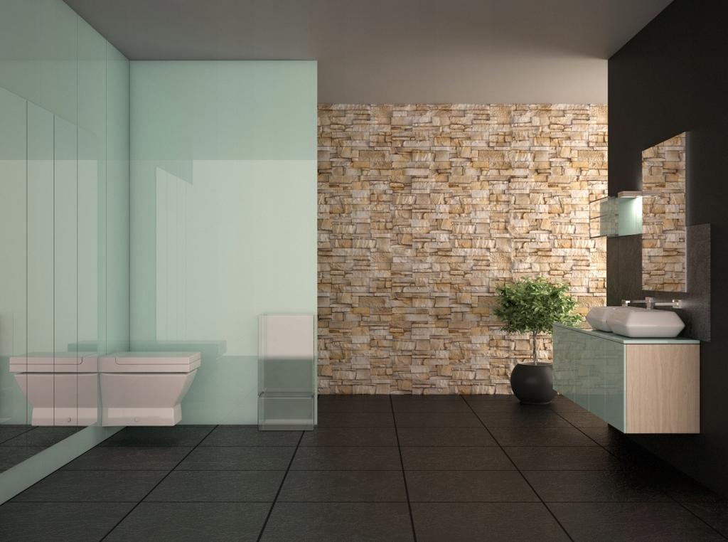 Placă decorativă de gips pentru perete 20-34x9,3cm 0,51m2 Bej imitație piatră