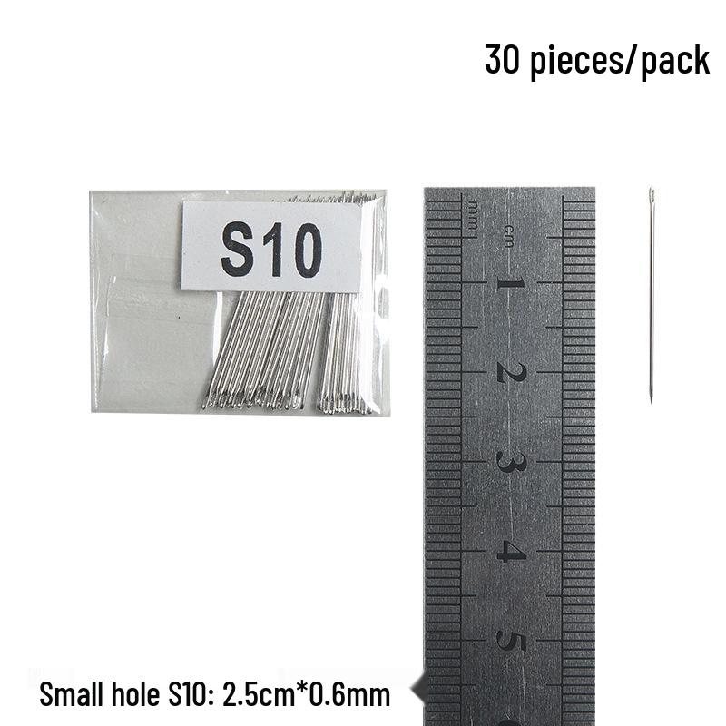 Steel Sewing Needles: Large & Small Eye, Long Needles for Quilts, Clothes, Cross Stitch, Embroidery
