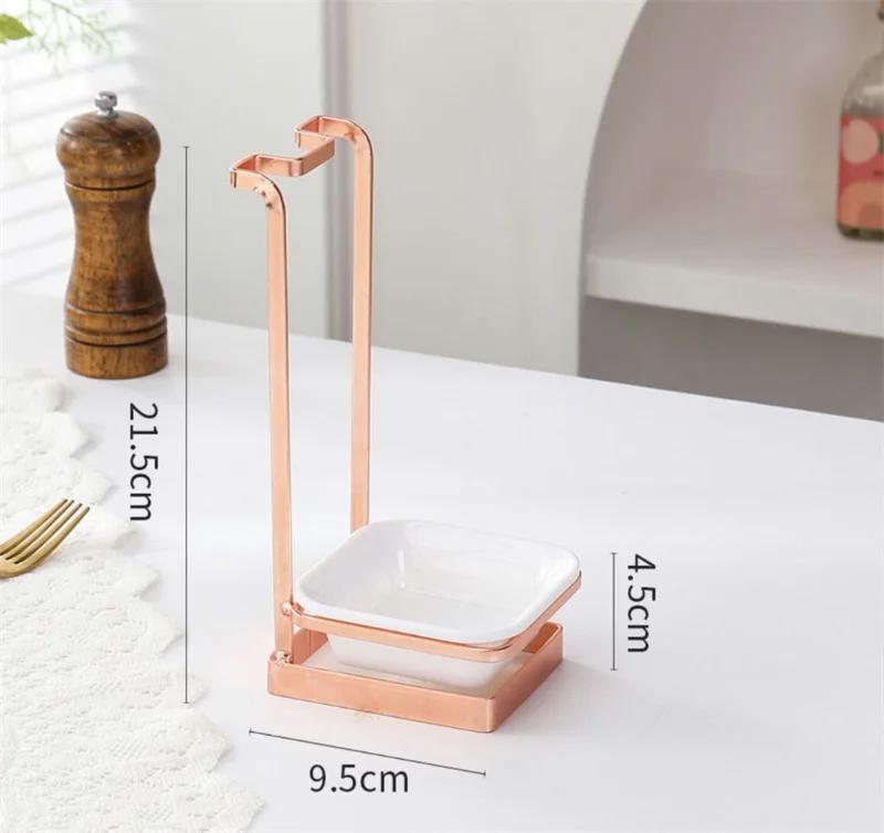Gadget Multifunctional Portable Spoon Rest for Hotpot Restaurant Food Restaurant Utensil Household Upright Ladle Holder Kitchen