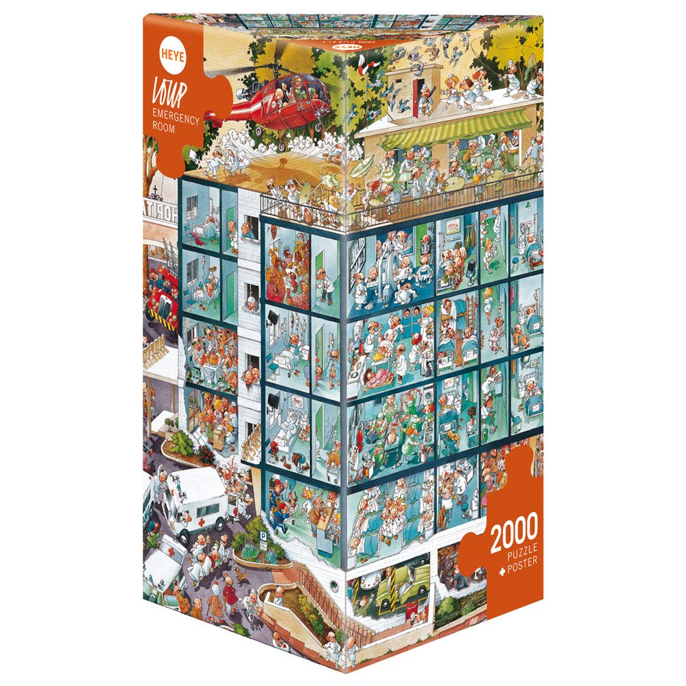 

HEYE Puzzle 25784 Loup Emergency Room Jean-Jacques (2000 pieces)