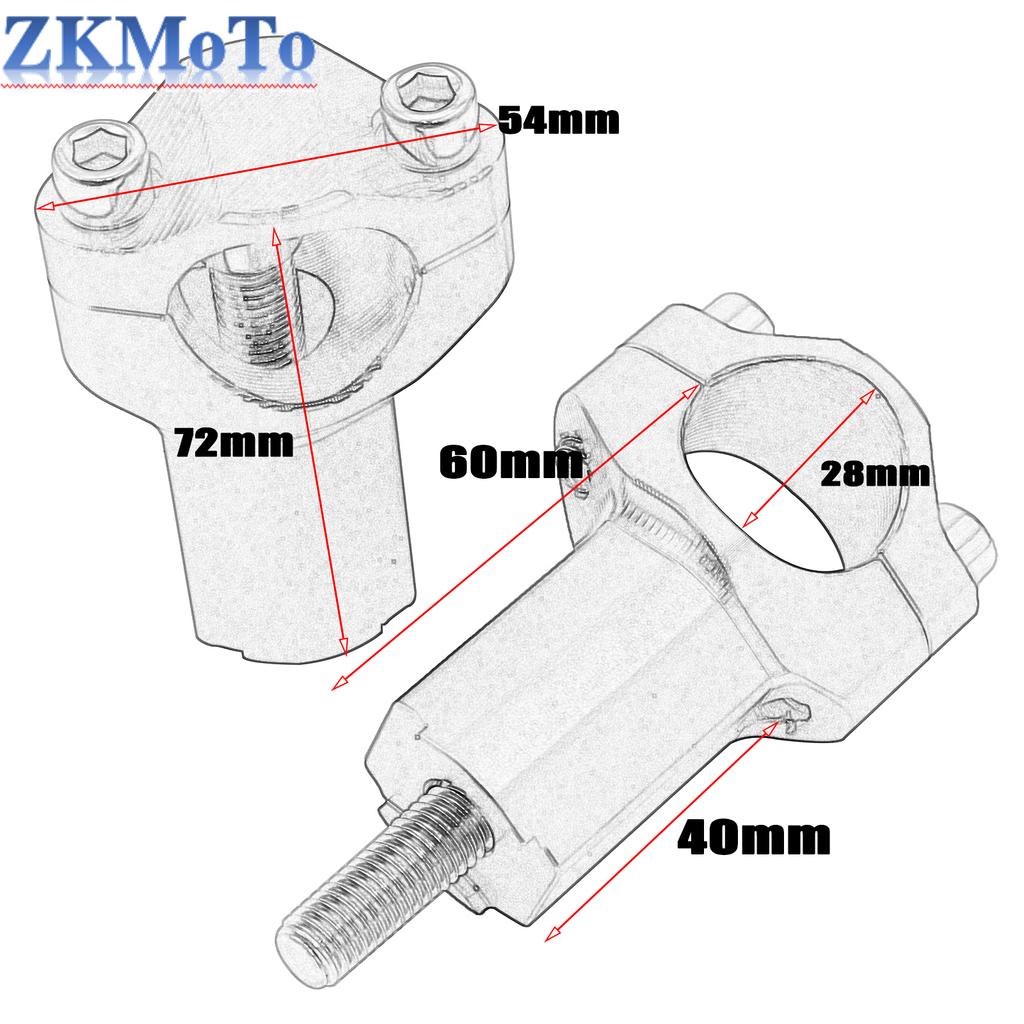 28mm CNC Aluminum Handlebar Orientation Clamp For KTM 690 790 890 1090 1190 1290 Husqvarna BETA GasGas Motorcycle Handle Rest