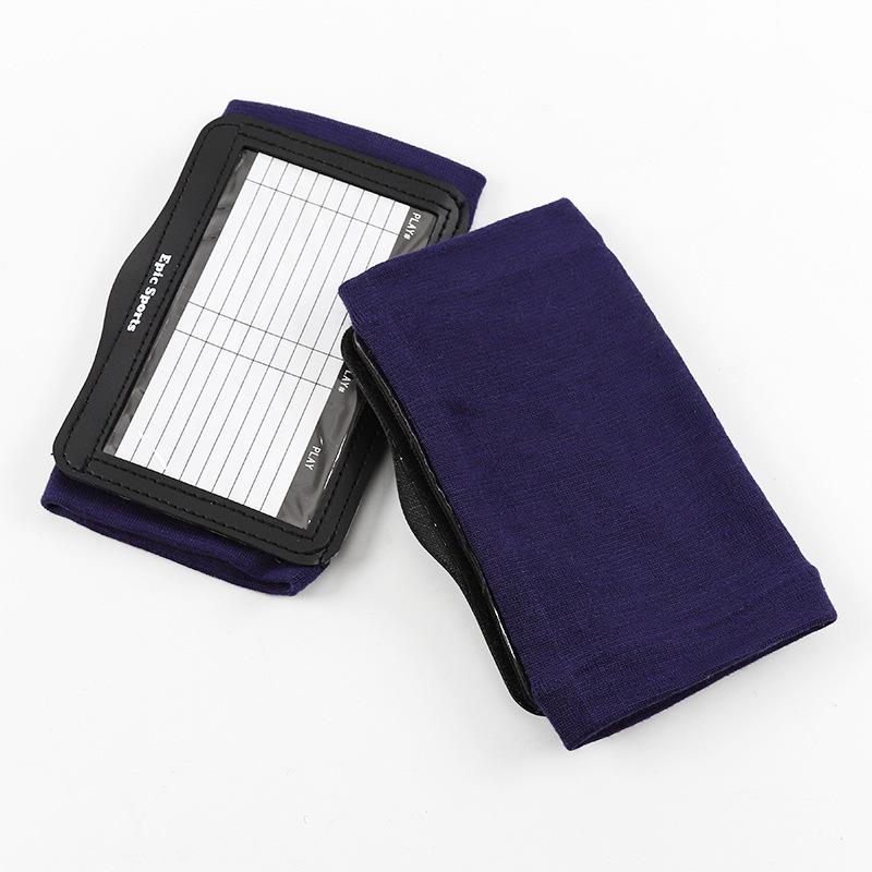 Manchette de poignet avec tableau de jeu de football 1 pièce pour l'entraînement des joueurs avec fenêtre transparente pour les appels de jeu de coaching
