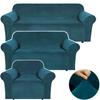 Dehnbare Couchabdeckung Überwurf 1/2/3/4 Sitzer Plüsch Samt Sofa Couch Schutz Dekoration Waschbare Möbelabdeckung
