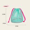 Nylon Mesh Drawstring Storage Pouch Bag Multi-Purpose Travel And Outdoor Activity Digital Products & Makeup Organizer Bag