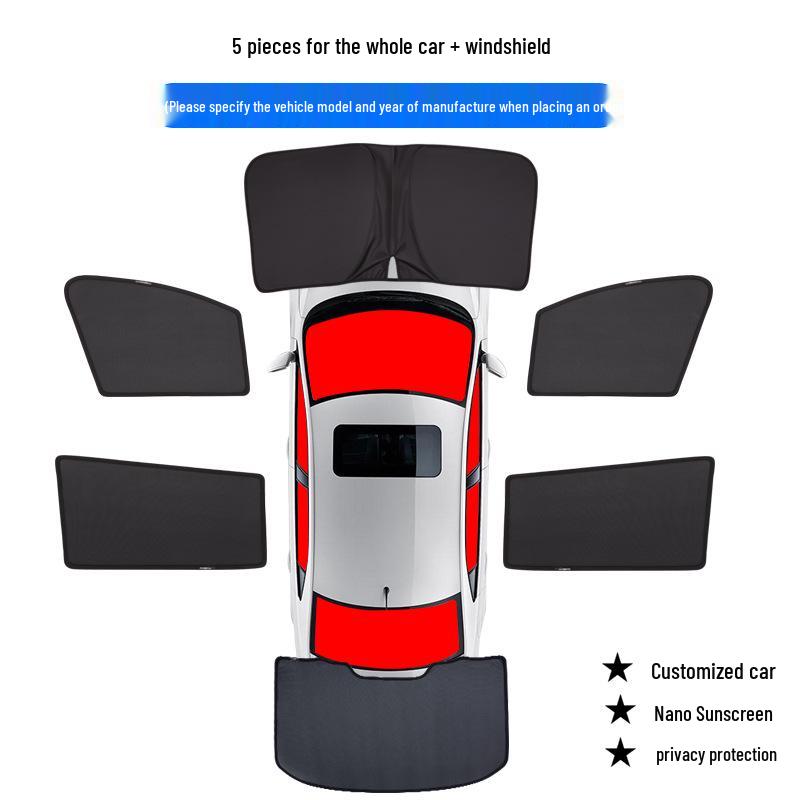 Mercedes A-Class Hatchback Magnetic Car Window Sunshade & Mosquito Screen Privacy Protector.