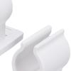 2pcs RV Awning Crank Holder Clip Plastic Awning Crank Rod Wall Mount Bracket for RV Camping Trailer Motorhome