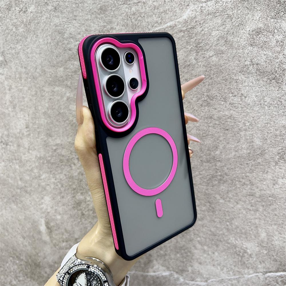 For Magsafe Magnetic Colorful Case For Samsung S26 S24 FE S25 Ultra S23 Plus A54 A55 A56 A57 A35 A36 A37 A25 A26 A06 A07 Cover