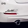 DYS Auto Shop Limited Edition Letter Avtagbar Bil Auto Body Bumper Decal Stickers Decoration