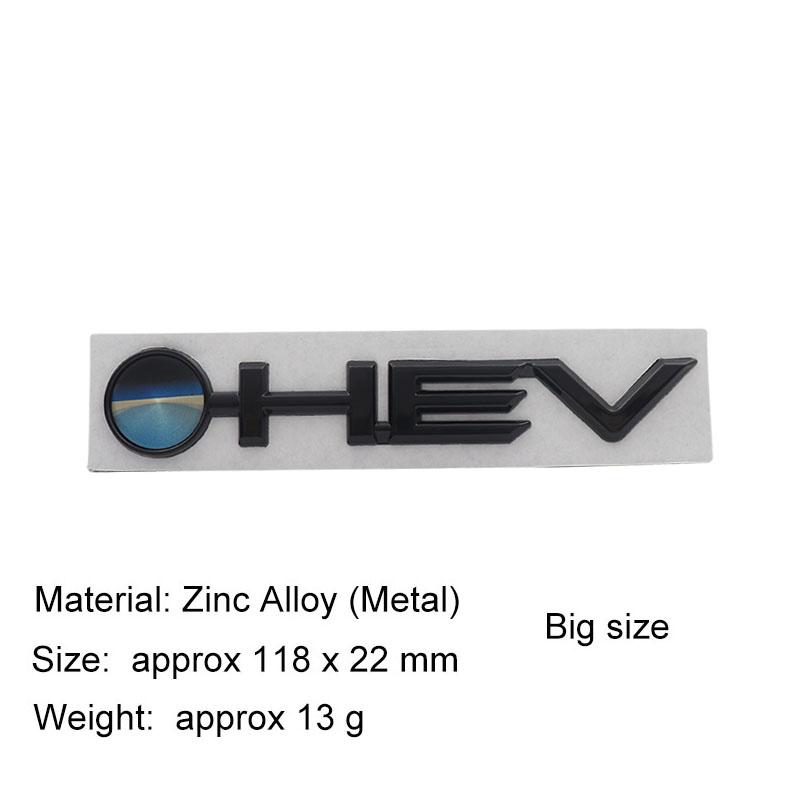 3D Car Styling HEV For car Hood Fender trunk Rear Bonnet Nameplate Decal Emblem Badge Sticker