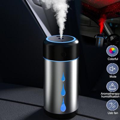 Tragbare USB-Luftbefeuchter Auto Luftreiniger Bunte Sternenatmosphäre Licht Home Office Luftbefeuchter Aroma Ätherisches Öl Diffusor