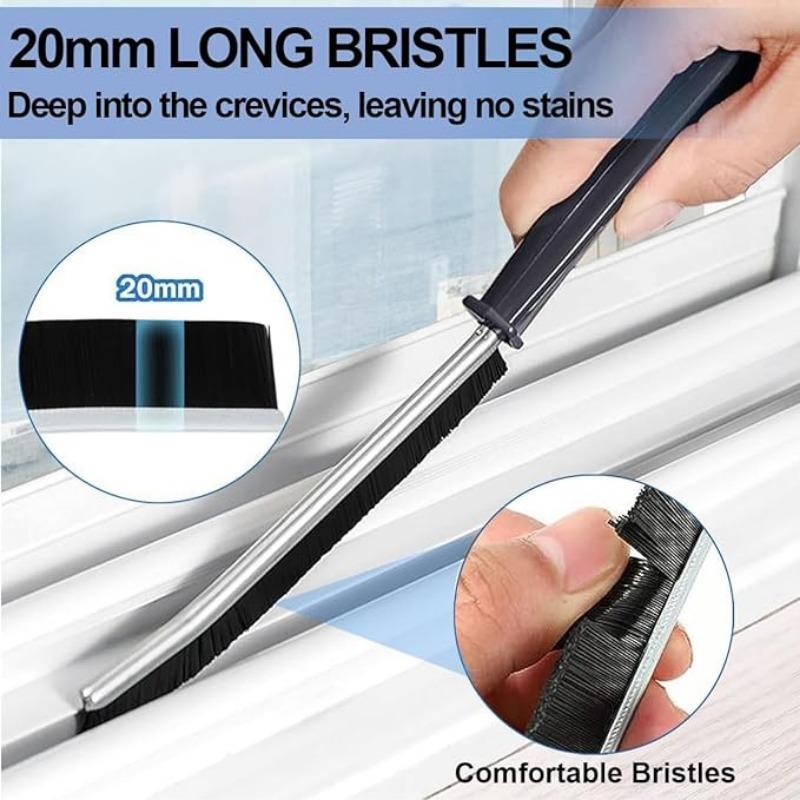 10PCS Gap Brush Toilet Kitchen Tile Bathroom Cleaning Multifunctional Window Slot Groove Dust Brush Hard Bristle Cleaning Brush