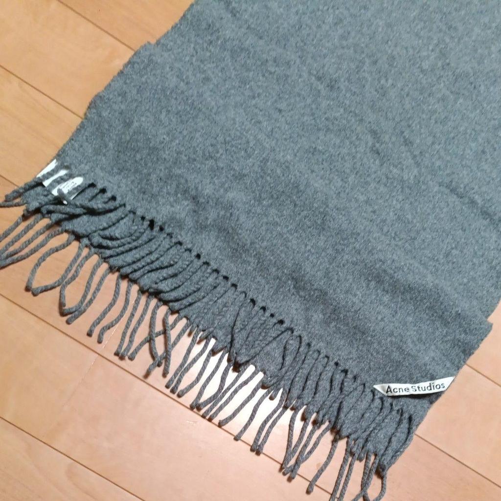Used Acne Studios Grey Scarf Stole