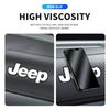 PVC Car Emblem Non-Slip Mat Dashboard Mobile Phone Pad For Jeep Renegade Compass Grand Cherokee Patriot Liberty Wrangler Rubicon