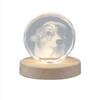 3D Crystal Engraved Photo Ornaments for Couples - Creative Festival Gifts
