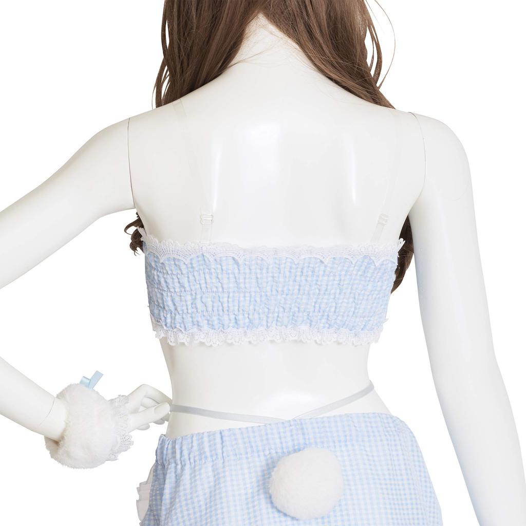 Clearstone SugarWhip Cosplay Halloween Bunny Maid Milk Blue Soda, Women's,