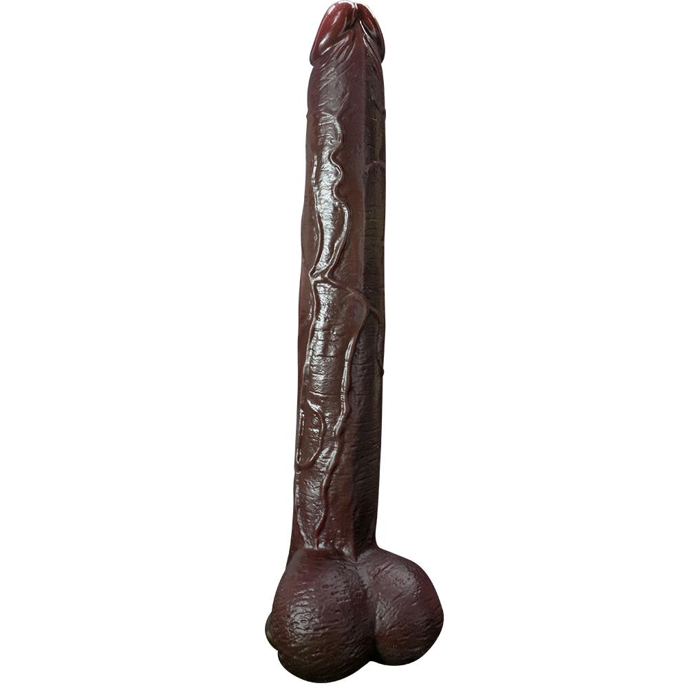 Black Giant Super Soft Super Long Dildo Anal Plug Female Dildo Female Manual Masturbator Adult Sex Toys
