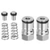 Ball Lock Keg Post Parts Stainless Steel Poppets Springs Gas Liquid 19 32in‑18 Female Thread