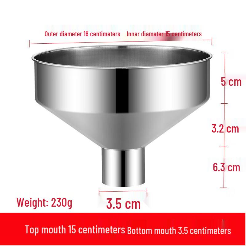 

Stainless Steel Large Mouth Funnel