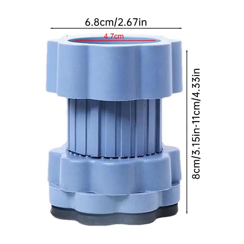 4Pcs Universal Heightening Pad For Washing Machine Base Shock-Absorbing Slip Base for Refrigerators Proof and Silent