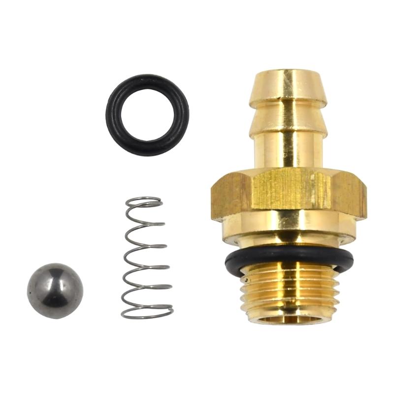 Brass Barbs Check Valves Spring 190593GS for Pressure Washer Pump Chemic Soap Injections Replacement Part